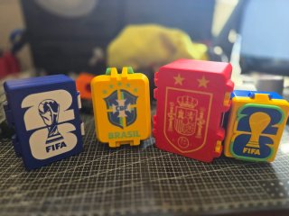 Caja Cromos Panini Impresa 3D Mundial FIFA 2026