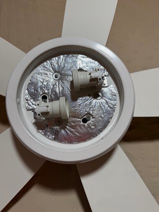 Ventilador de techo multicolor