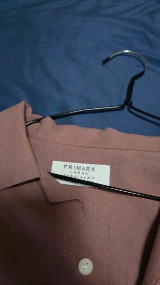 Camisa Primark flores bordadas Talla L