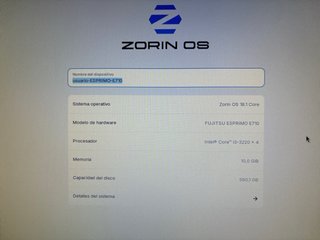 Fujitsu i3 - 10GB - SSD 256GB
