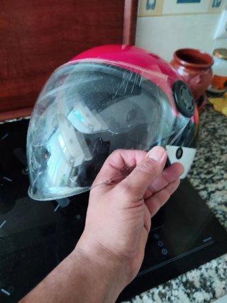 Casco Moto Talla L Doble Visera