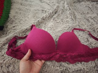 Sujetador push up encaje rosa 80A