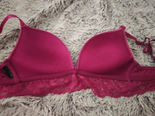 Sujetador push up encaje rosa 80A