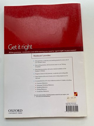 Get it Right 1. Workbook (Catalan Edition)