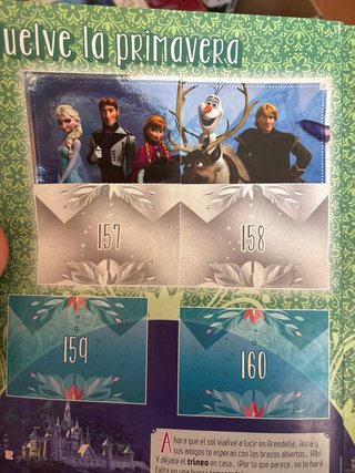 Álbum Frozen Panini - 31 cromos - Disney
