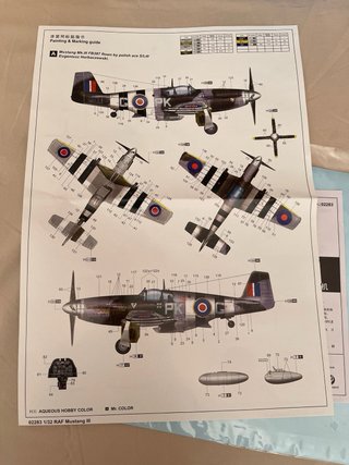 Maqueta Mustang III P-51B 1:32 Trumpeter