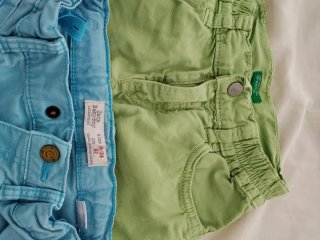 Lote 6 pantalones cortos bebé