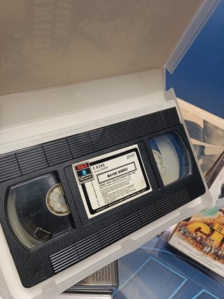 Lote CHARLTON HESTON cintas VHS + libro + 4 dvds