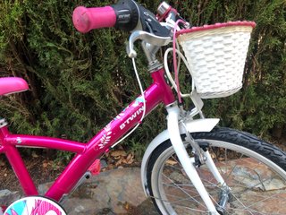 Bicicleta Infantil BTWIN Rosa 20