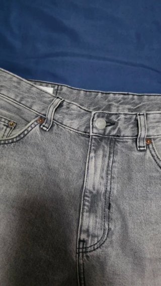 Vaqueros Zara Baggy Gris Talla 44 EU