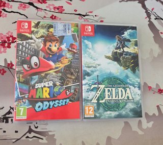 Super Mario Odyssey e Zelda Tears of the Kingdom