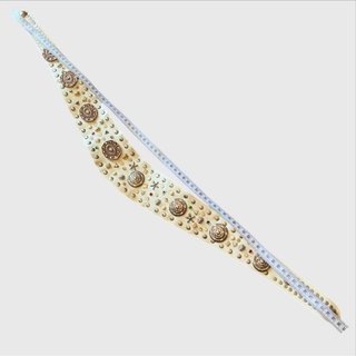 Cintura vintage anni '80 borchie e strass