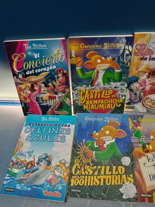 8 libros de Jerónimo Stilton y Tea Stilton