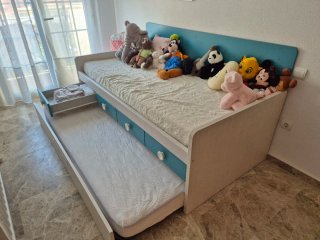 Cama nido infantil con cajones