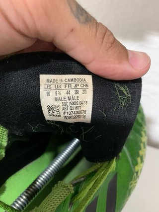 Botas de fútbol Adidas verdes