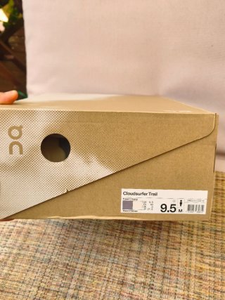 Zapatillas On Cloudsurfe Trail 43 Fossil/Ivory