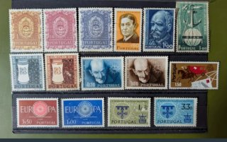 Sellos Alemania, Portugal y Andorra