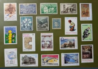 Sellos Alemania, Portugal y Andorra