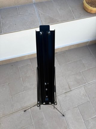 Atril de música negro plegable