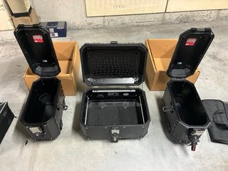 Kit Maletas Moto Laterales y Top Case para triumph