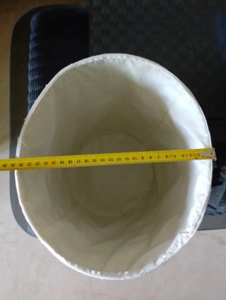 Cesta mimbre forrada multiusos