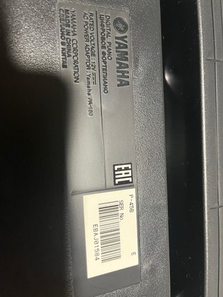 Piano Yamaha P45B + Atril + Soporte