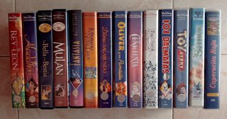 Lote12 VHS originales Disney y Pixar LOS CLASICOS