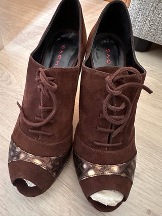 Tacones Sacha London Piel Marrón T36
