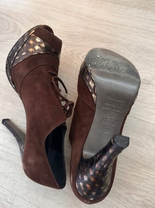 Tacones Sacha London Piel Marrón T36