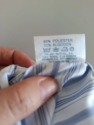Pijama hombre rayas azul/blanco XL