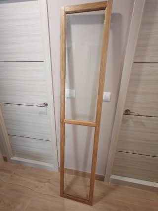 Puerta Estantería Billy Cristal Madera