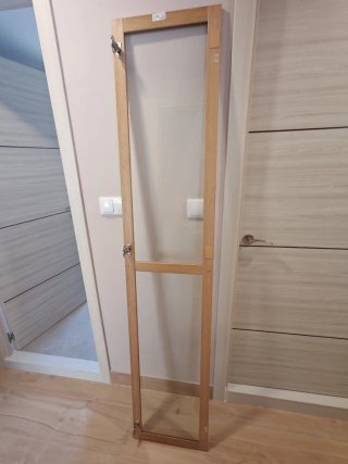 Puerta Estantería Billy Cristal Madera