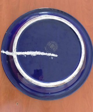 Plato/fuente couscous FINE EARTHENWARE pavos reale