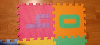 Alfombra Puzzle Goma Eva 9 Números