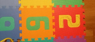 Alfombra Puzzle Goma Eva 9 Números
