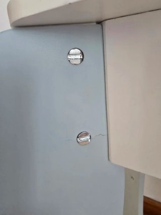 Tocador infantil con espejo y cajón