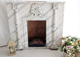 Alquiler de chimenea decorativa con luz