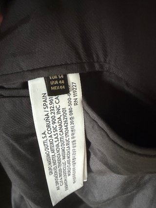 Americana Massimo Dutti Marrón Talla XL