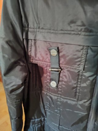 Parka caki invierno negra/verde militar