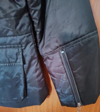 Parka caki invierno negra/verde militar