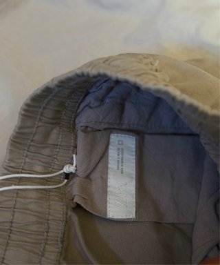 Pantalón Cargo Jogger Zara Beige Talla L