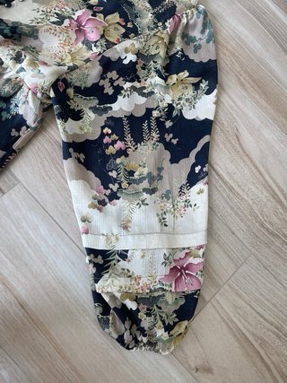 Vestito fantasia floreale stile giapponese