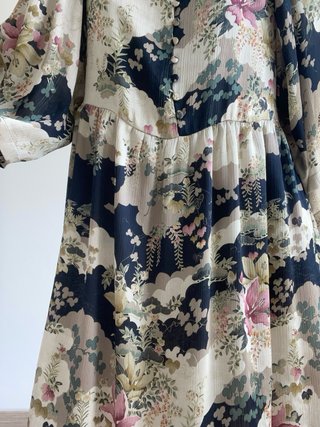 Vestito fantasia floreale stile giapponese