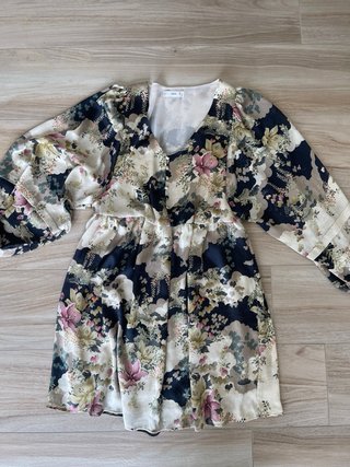 Vestito fantasia floreale stile giapponese