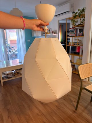 2 Lámparas de Techo Blancas