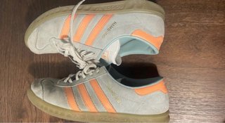 Adidas Hamburg azul y naranja