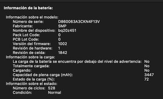 MacBook Air 2020 i7 1.2GHz 4 núcleos