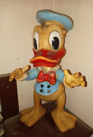 Pato Donald Antiguo Figura Coleccionista