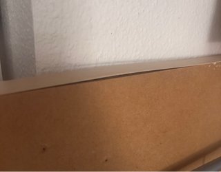 Tablero escritorio madera Ikea.