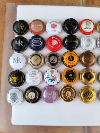 Lote 50 Chapas Cava Diferentes